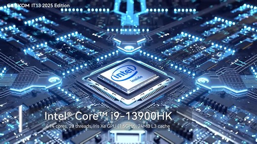 Say hello to the GEEKOM IT13 2025 Edition mini PC—the smarter, faster, and cooler level up! 🚀 Building on the success of the original GEEKOM IT13, this 2025 Edition is here to surprise you with next-level performance and features.😎 Powered by the Intel Core i9-13900HK (14 cores, 20 threads) and loaded with 32GB DDR4 RAM 1TB PCIe Gen4 SSD. What’s new?🤔 Glad you asked!👇 ✅ Quad-display support (dual HDMI 2.0 dual USB4) for ultimate productivity. ✅ 8K@60fps playback with Intel Iris Xe graphics—y