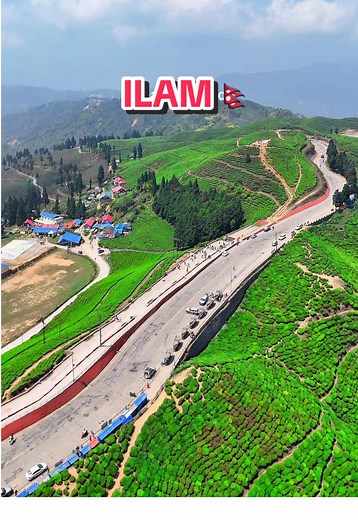 Beautiful Drone Shots of Kanyam, Ilam, Nepal