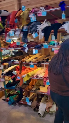 Before a Merry Jane becomes a shoe, it starts here. ✂️ This machine is called a clicker, and it’s an essential piece of equipment for our shoemaking process. It uses metal dies (think giant cookie cutters) to cut precise pieces from a leather hide (or multiple hides for a customized shoe). Those pieces are then sent down our production line to be sewn together and assembled into a shoe! | Softstar Shoes