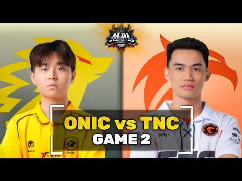 ONIC vs TNC - GAME 2 | MPL PH SEASON 17 | ONIC PH vs TNC PRO TEAM