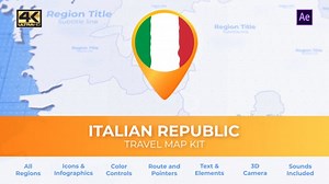Download Italy Map - Italian Republic Travel Map - Videohive - aedownload.com
