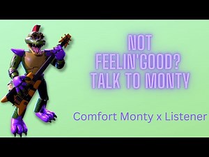 ASMR Montgomery Gator x Listener - Monty Helps You Feel Better! 🐊 (comfort) (FNAF ASMR) 🤘