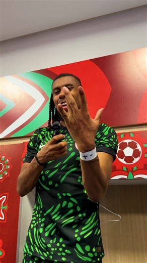 W W W. Nigeria spelling out the victory. 🇳🇬🙌 #TotalEnergiesAFCON2025