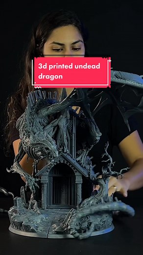 Printing and assembling our last dragon of the season: Vox Shax,The Everdeath. Be ready for part 2 coming soon with tha painting process! #3dprint #3dprinting #miniature #3dminis #dungeonsanddragons #tabletopgame #miniature #paintedminis #lootstudios