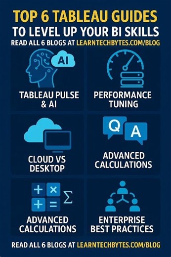 Top 6 Tableau Guides You MUST Read | #dataanlysis #tableau #tableaututorial #tableaudashboard