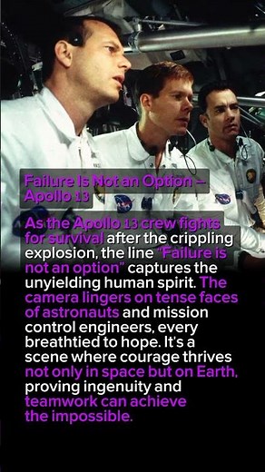 Failure Is Not an Option — Apollo 13