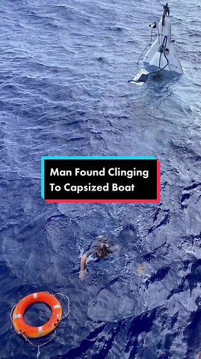 Man Rescued from Capsized Boat in Florida Waters