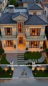 “Empty Land → North Indian Luxury Villa (Drone POV)!” #homedesign #architecture #actingchallenge