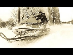 Spaß mit einem Oldschool Snowmobile Skiroule S300 BJ. 1970