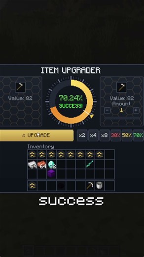 WHAT IF YOU COULD UPGRADE YOUR ITEMS IN #MINECRAFT