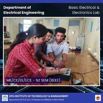 Activities for Basic Electric and Electronics Engineering Subject | DPGITM