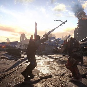 Gnash it up with the Gold Wave Gnasher, available with pre-order only: http://xbx.lv/2dUHwk6 #GearsofWar4 ESRB Rating: MATURE (Blood and Gore, Intense Violence, Strong Language) | Xbox