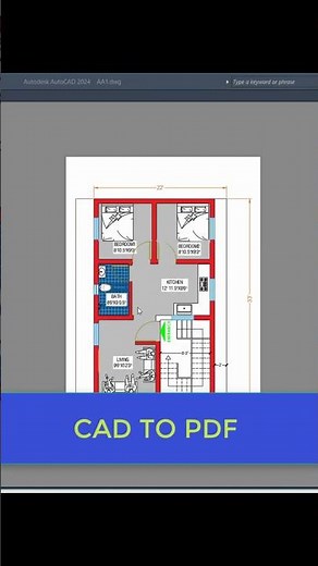 How to Convert AutoCAD Drawing to PDF | Printing and Plotting Method