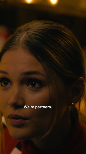 Just partners? We can't deny they have unbelievable crime-istry ✨ JINGLE BELL HEIST, starring Connor Swindells and Olivia Holt, is now playing on Netflix. | Netflix