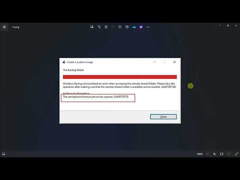 How to FIX: Error 0x80070079 "The Semaphore Timeout Period Has Expired" (Windows 11/10)