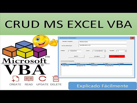 CRUD MS EXCEL VBA Explained Easily