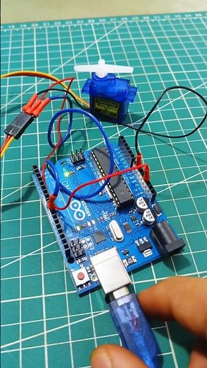 🔥 Arduino Uno + Servo Motor | Complete Wiring & Rotation Tutorial! #servomotor #arduino #diyprojects