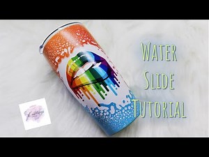Water Slide Tumbler Tutorial | Hayes Paper Co | How to Apply Water Slide Decals
