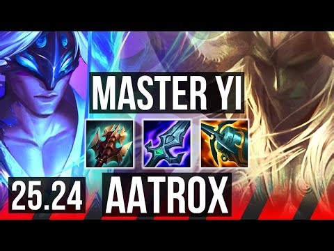MASTER YI vs AATROX (TOP) | Good KDA: 14/2/4 | EUW Master | 25.24