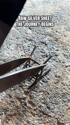 From raw metal to a perfect bezel setting ✨Every step handcrafted with precision and care. #ring