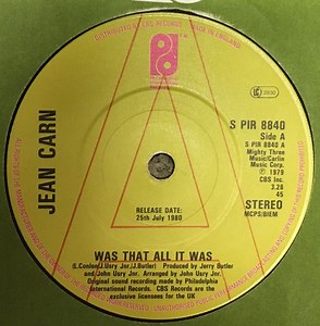 Jean Carn - Was That All It Was