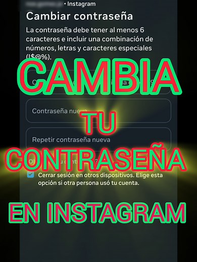 Cómo cambiar tu contraseña en Instagram fácilmente