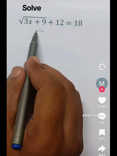 Can you solve this algebraic equation? #mrongmathslessons #algebra