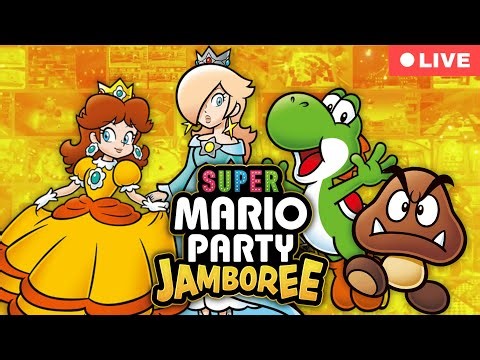 Super Mario Party Jamboree - LIVE 🔴 Ft. ⁨‪@TGUisGOATED‬, ‪@PartyYoshiK‬ & ‪@thecouchpixels‬