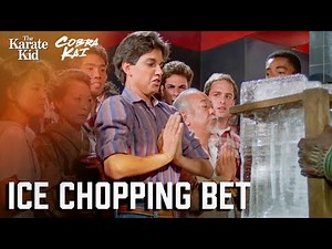 Ice Chopping Bet | The Karate Kid Part II (Ralph Macchio, Pat Morita)
