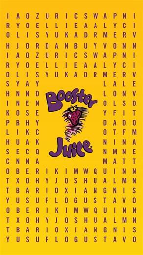 Booster Juice on Instagram: "The excitement is blending up for our sweetest, most-awaited 💜 Names of the Day promotion 💜. Can you guess which 2 names will be called out to kick off this year for a FREE Smoothie or an Açaí Bowl?⁠ ⁠ 🌟 Comment your guesses in the comment section, and one lucky winner with a correct guess, any one name or both, will receive a surprise Booster Juice gift basket valued at $100.⁠ ⁠ 👉 Starting Feb 1st. So, get ready and Follow our Social Media pages and download the