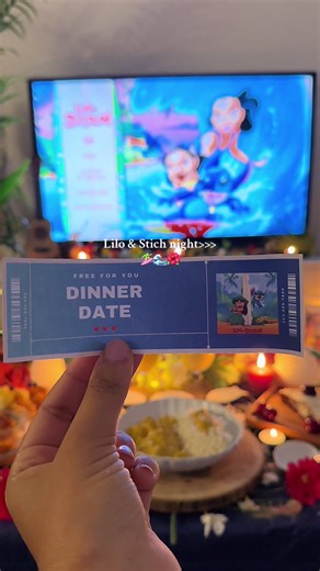 Soirée Lilo & Stich ! 🏄🏻‍♀️🌊🌺 IG : celiaalg8 #liloandstitch#lilo#stich#disney#disneyplus#disneyfan#dinnerdate#soireeatheme#disneydinnerandamovie #CapCut