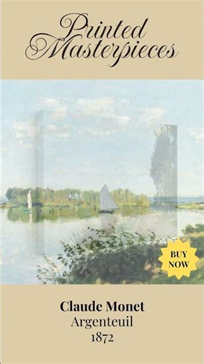 Argenteuil by Claude Monet – Landscape Canvas Print, Wall Art for Home or Office