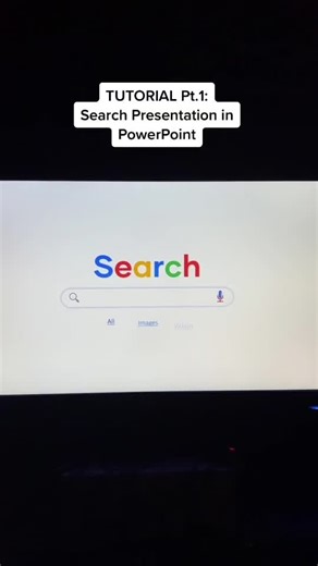 PowerPoint Tutorial: Create a Search Presentation Step 1