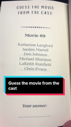 Can you guess the name of the movie from the cast? Clue: it’s a mystery movie 🕵️ #cinema #guessinggame #movie #movies #cinephile