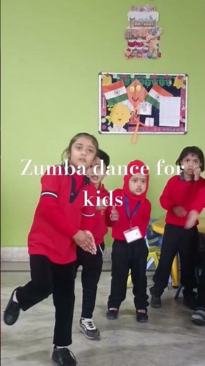 Zumba exercise dance video for kids