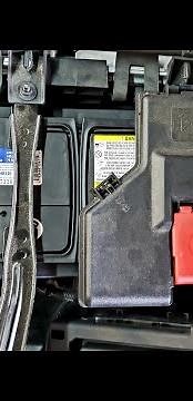 Battery replacement on a GMC Acadia