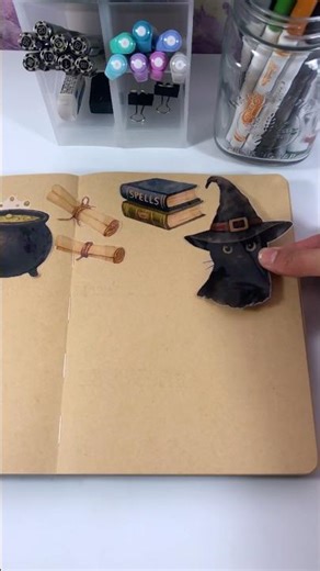 Planeando la primera semana de octubre en mi bullet journal 🎃🐈‍⬛