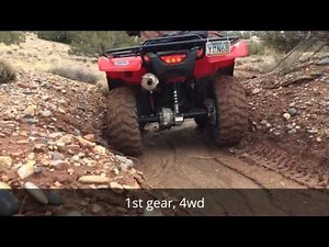 Vid #54 - 4x4 action with '16 Honda Rancher 4x4 DCT EPS, 1-2-16