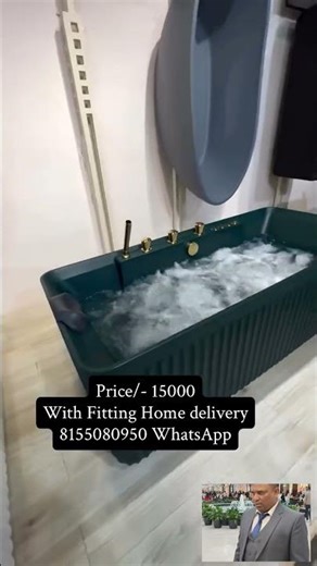 Luxury Jacuzzi Bathtub at Unbeatable Price! 🛁✨​Ab Ghar Pe Banaye Spa! Sirf ₹15,000 Mein