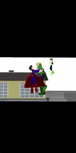 SuperMan vs Lex Luthor animação