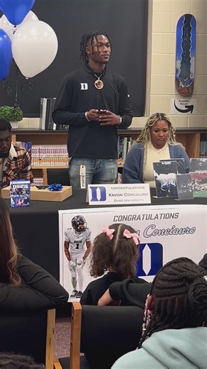 Kavon Conciauro signs to Duke University
