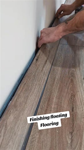 2.1K views | finishing floating flooring #carpentrytips #construction #contractor #tipsandtricks #HomeImprovement | Hardwood Flooring | Facebook