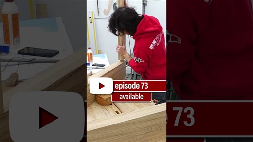 Joining the rails with mortise and tenon #woodworking