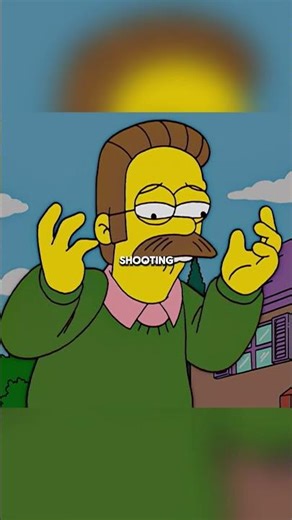 Ned Flanders Saw Homer’s Death 😳 #simpsons #homer
