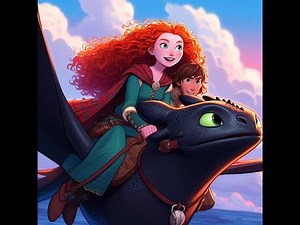 The Dragon and the Bow Part 1 (Merida x Hiccup Fanfic by Finmonster)