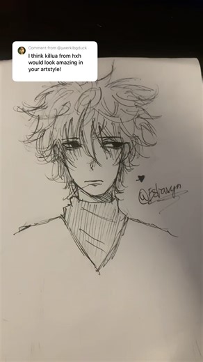 Killua! #dance #music #art #artandcraft #trend #drawing #hxh #estaxyn #hunterxhunter #fyp #artist