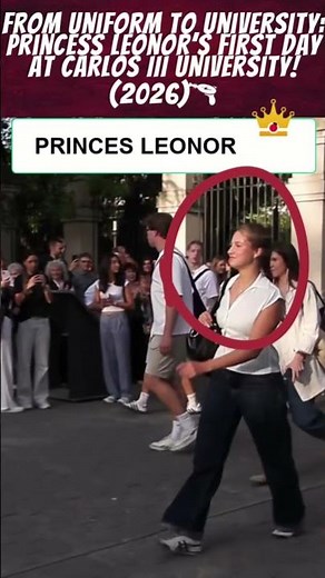 The Future Queen Has Arrived 👑 | Princess Leonor #princessleonorbeauty