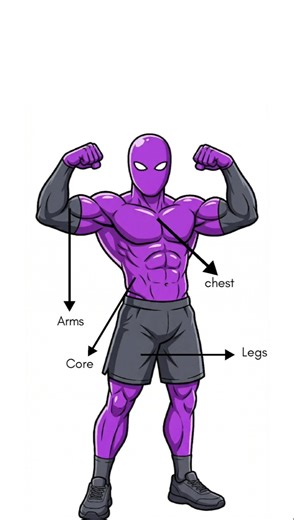 30 Days Home Workout Challenge 💪 (No Equipment Transformation)