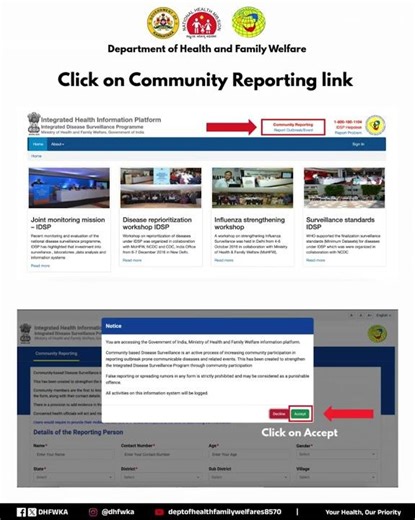 Report unusual illnesses directly from your community!