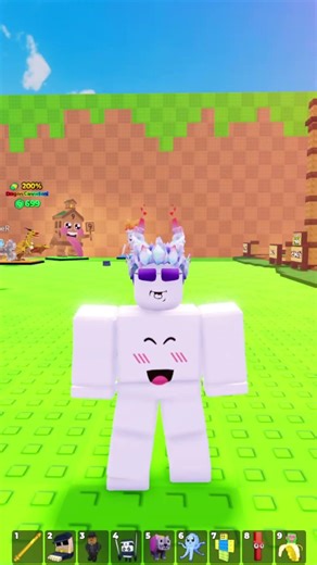 LOSOWY BRAINROT w Kick a LuckyBlock...🟩✨ #shorts #roblox